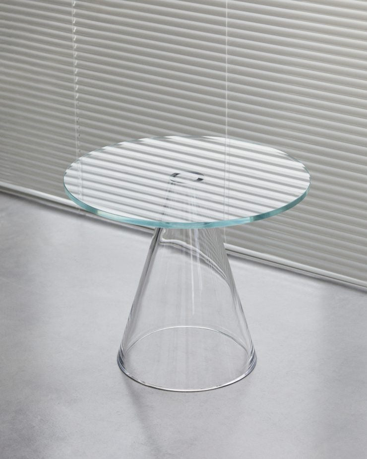 SANDER TABLE ROUND, Glass