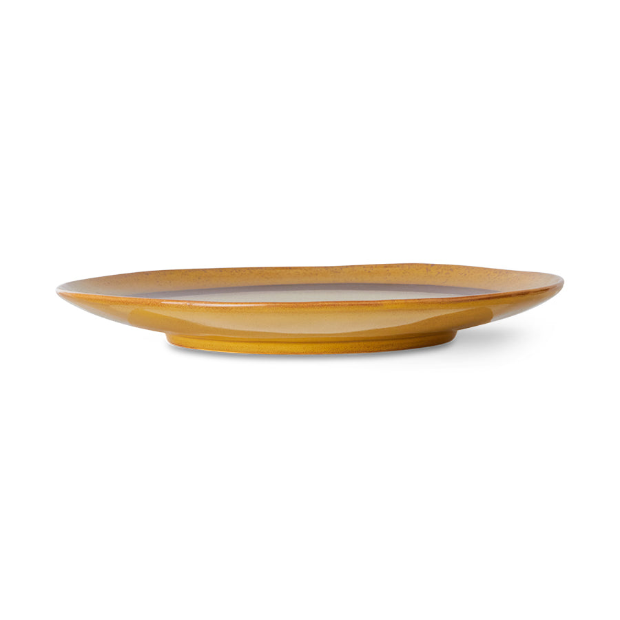 70s ceramics: dinner plates set of 2