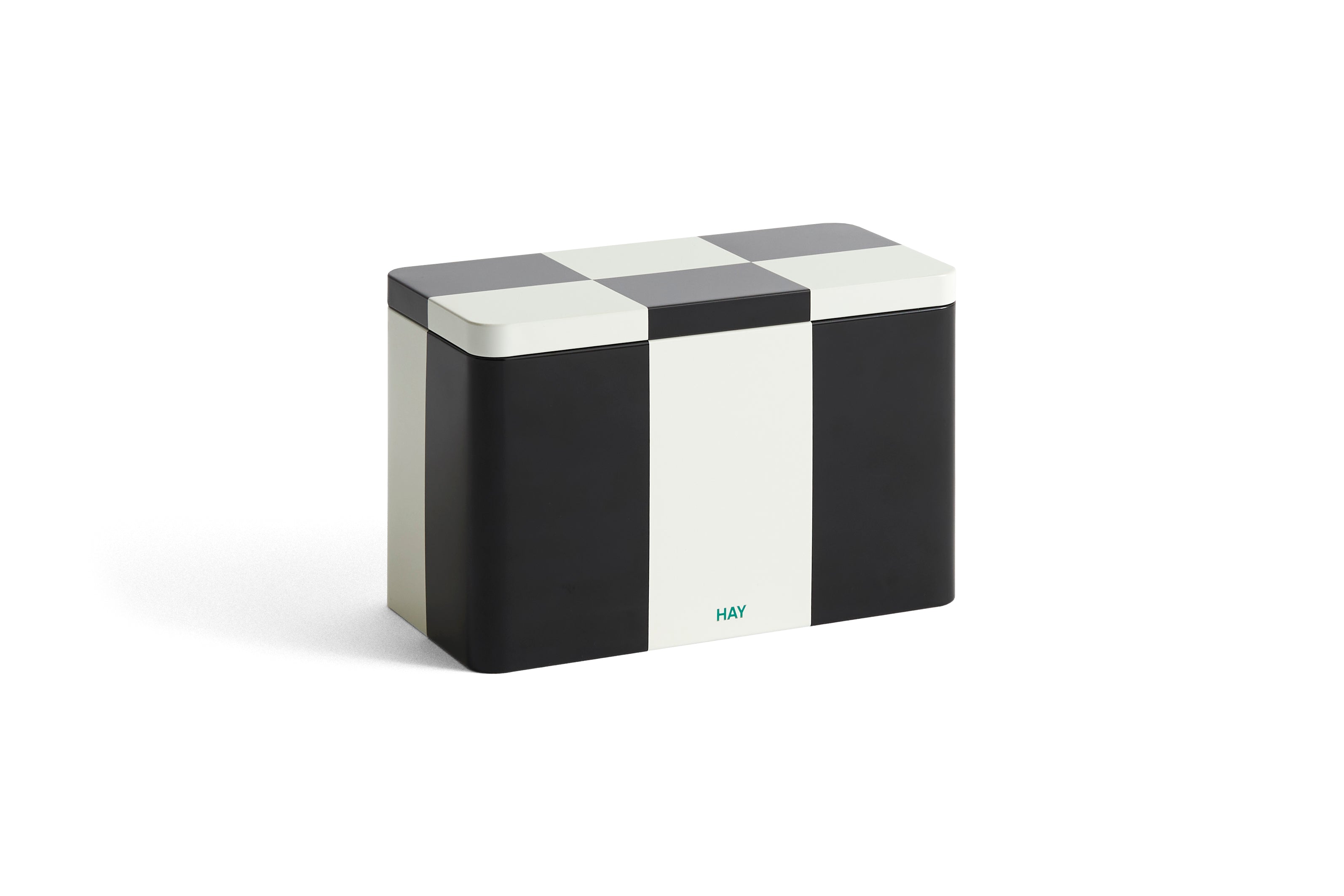TIN CONTAINER-MEDIUM-BLACK AND OFF-WHITE