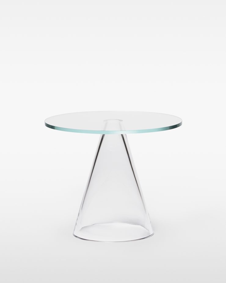 SANDER TABLE ROUND, Glass