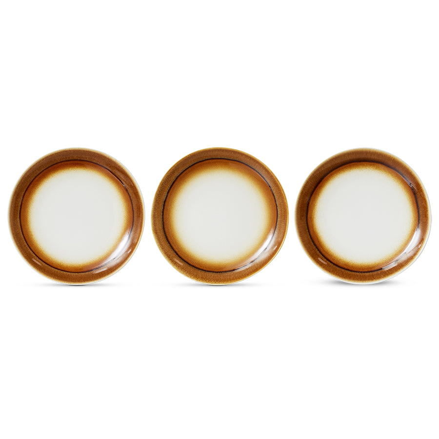 70s ceramics: dinner plates set of 2