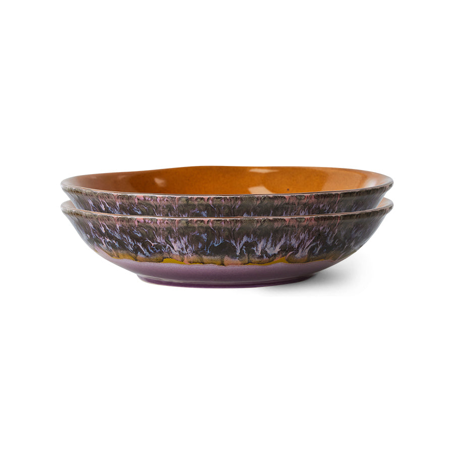 70s ceramics: curry bowls, set of 2