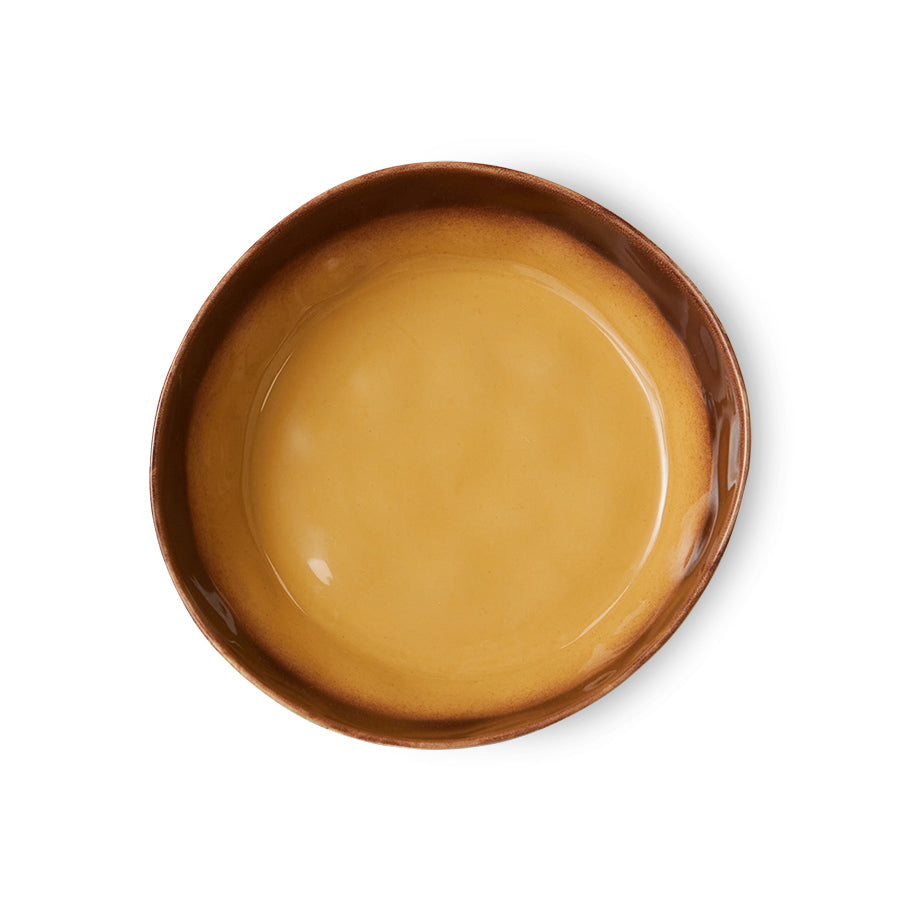 70s ceramics: pasta bowls set of 2