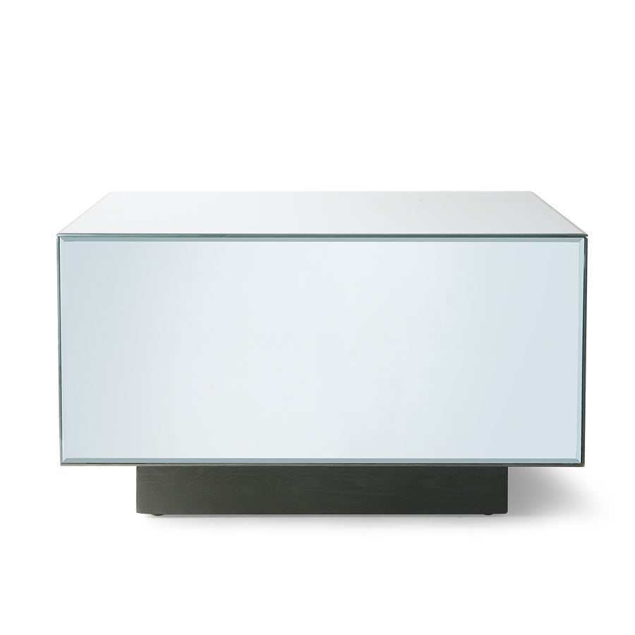 Mirror block table L - Clear